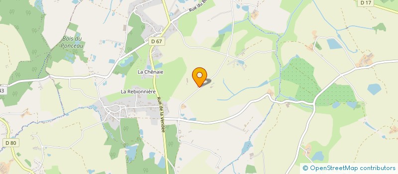 localisation de l'entreprise MONSIEUR ANDRE GODARD à BEAUPREAU-EN-MAUGES