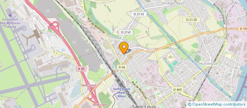 localisation de l'entreprise MONSIEUR ANDRE GOEPFERT  SAINT-LOUIS