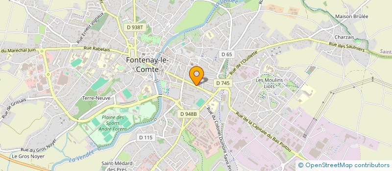 localisation de l'entreprise MONSIEUR ANDRE GOGUET à FONTENAY-LE-COMTE
