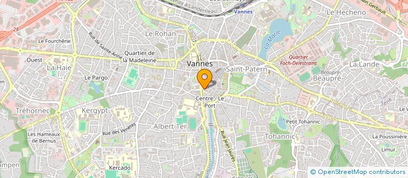 localisation de l'entreprise MONSIEUR ANDRE GOHIER à VANNES
