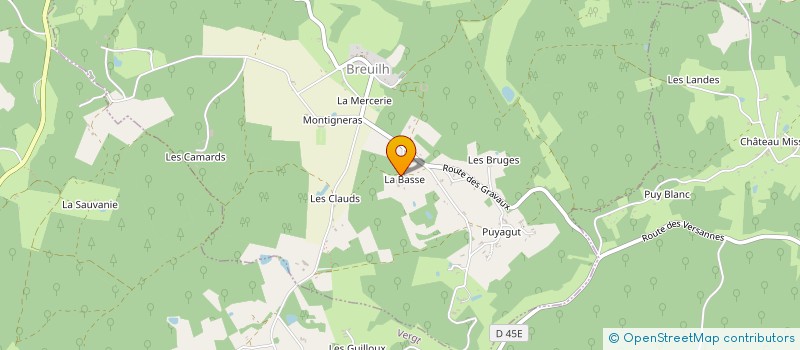 localisation de l'entreprise MONSIEUR ANDRE GOLOUB  VERGT