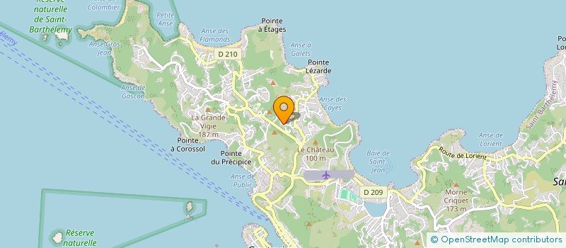 localisation de l'entreprise MONSIEUR ANDRE GOMES DA SILVA à SAINT BARTHELEMY