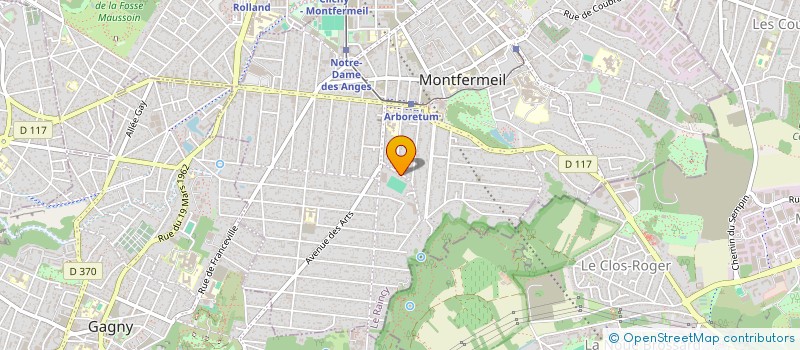localisation de l'entreprise MONSIEUR ANDRE GOMES TEIXEIRA  MONTFERMEIL