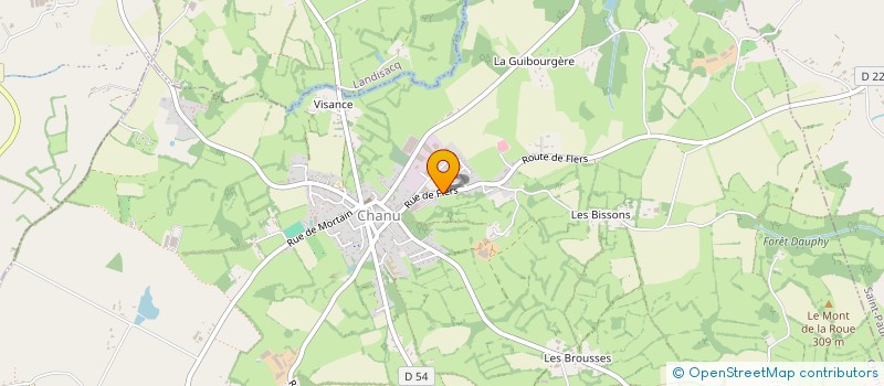 localisation de l'entreprise MONSIEUR ANDRE GOMOND à CHANU