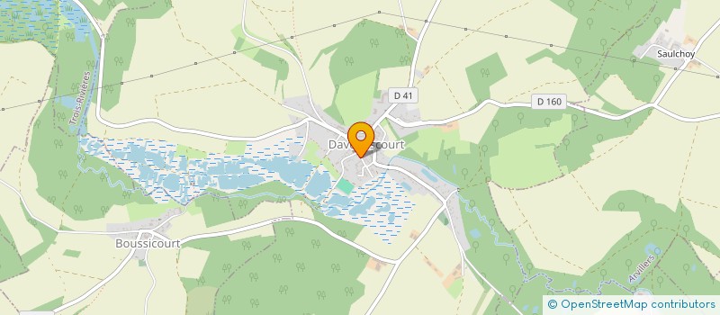 localisation de l'entreprise MONSIEUR ANDRE GONCALVES  DAVENESCOURT