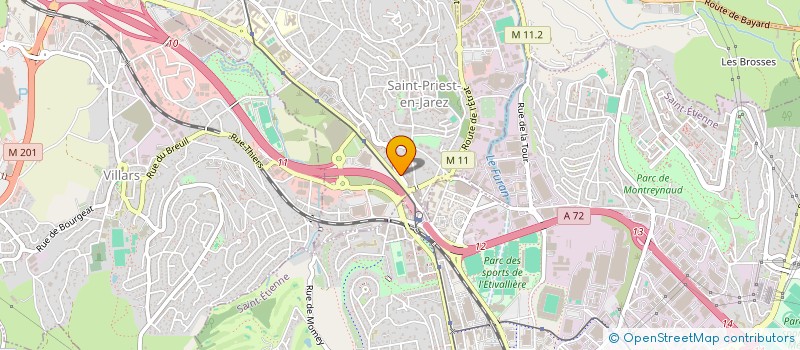 localisation de l'entreprise MONSIEUR ANDRE GONCALVES DA SILVA  SAINT-PRIEST-EN-JAREZ