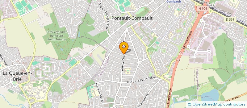 localisation de l'entreprise MONSIEUR ANDRE GONCALVES PEREIRA à PONTAULT-COMBAULT