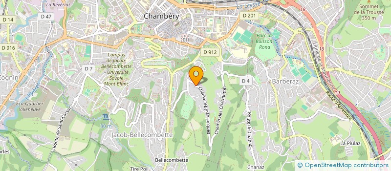 localisation de l'entreprise MONSIEUR ANDRE GONON  CHAMBERY