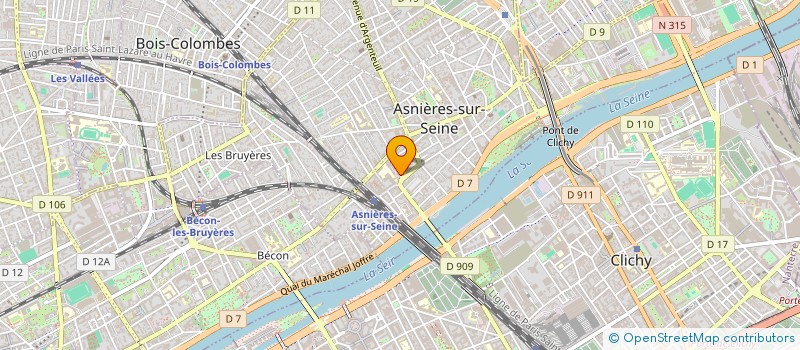 localisation de l'entreprise MONSIEUR ANDRE GOSSELIN à ASNIERES-SUR-SEINE