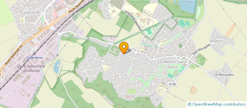 localisation de l'entreprise MONSIEUR ANDRE GOUADON  LE MESNIL-SAINT-DENIS