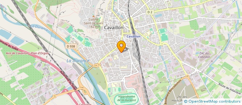 localisation de l'entreprise MONSIEUR ANDRE GOUDET  CAVAILLON