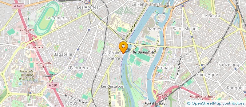 localisation de l'entreprise MONSIEUR ANDRE GOUDOUNECHE à TOULOUSE