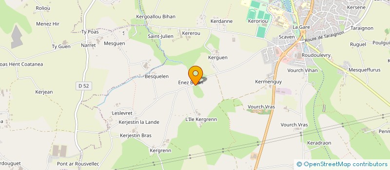 localisation de l'entreprise MONSIEUR ANDRE GOUEZ  PLABENNEC