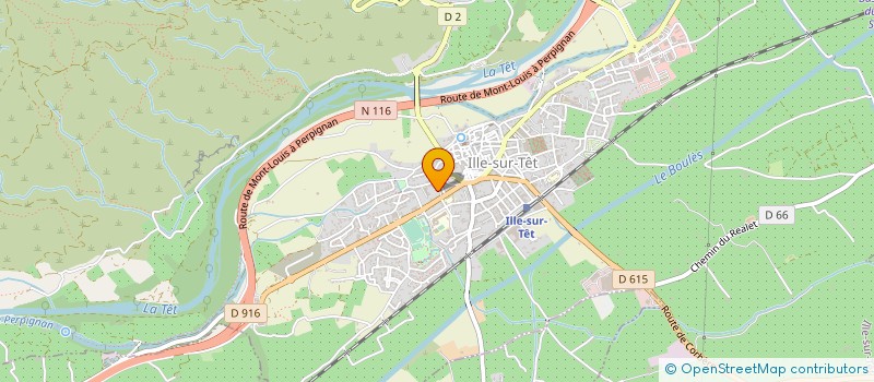 localisation de l'entreprise MONSIEUR ANDRE GOURDON à ILLE-SUR-TET