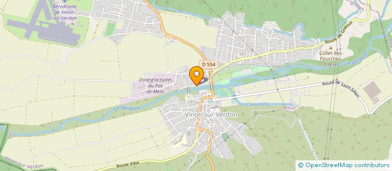 localisation de l'entreprise MONSIEUR ANDRE GRADIAN  VINON-SUR-VERDON