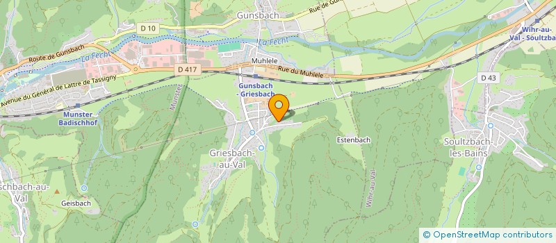 localisation de l'entreprise MONSIEUR ANDRE GRAMLICH  GRIESBACH-AU-VAL