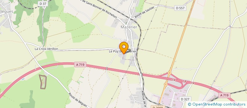 localisation de l'entreprise MONSIEUR ANDRE GRAND  MAZERIER