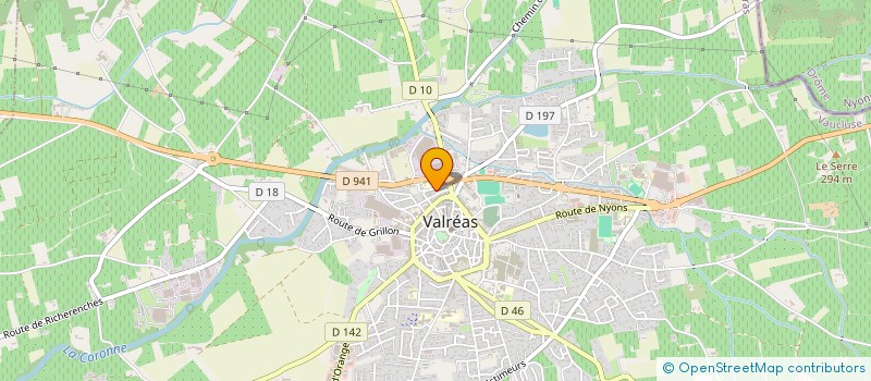 localisation de l'entreprise MONSIEUR ANDRE GRANGEON à VALREAS