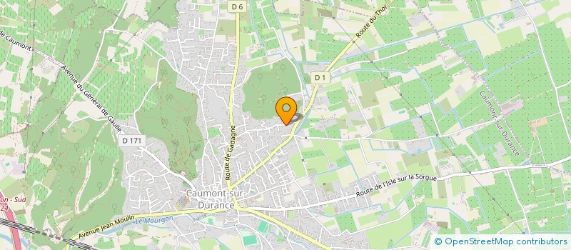 localisation de l'entreprise MONSIEUR ANDRE GRANIER  CAUMONT-SUR-DURANCE