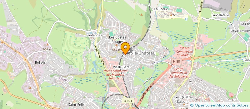 localisation de l'entreprise MONSIEUR ANDRE GRATIO à ONET-LE-CHATEAU