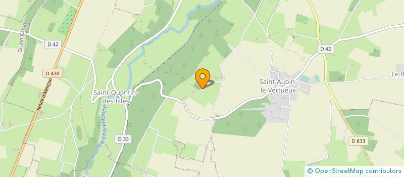 localisation de l'entreprise MONSIEUR ANDRE GRAVELLE  TREIS-SANTS-EN-OUCHE