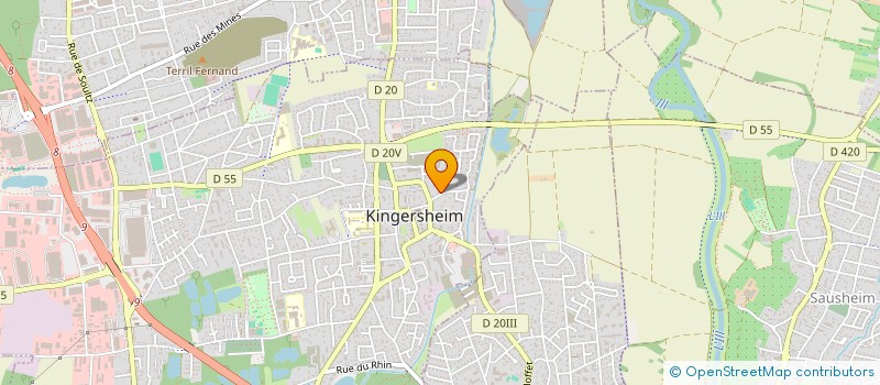 localisation de l'entreprise MONSIEUR ANDRE GRECO  KINGERSHEIM