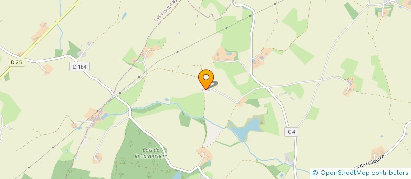 localisation de l'entreprise MONSIEUR ANDRE GRELLIER  SAINT-PAUL-DU-BOIS