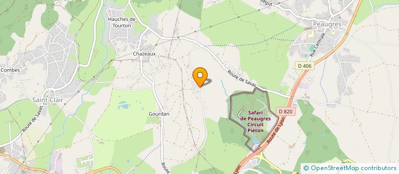 localisation de l'entreprise MONSIEUR ANDRE GRENOUILLAT  PEAUGRES