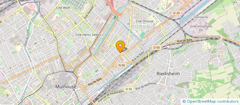 localisation de l'entreprise MONSIEUR ANDRE GREWIS  MULHOUSE