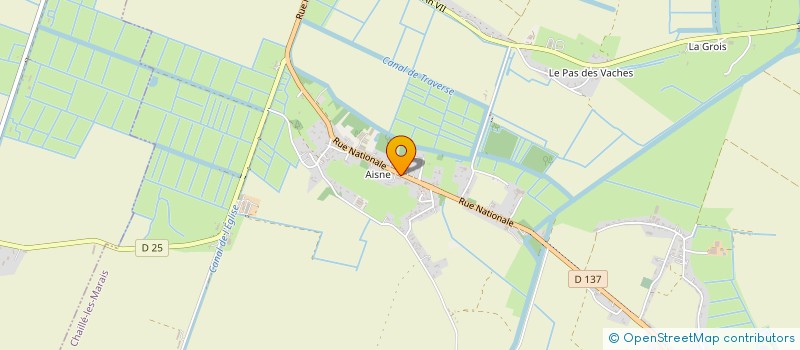 localisation de l'entreprise MONSIEUR ANDRE GRIVEAU  MOREILLES