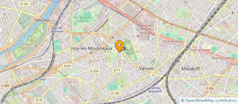 localisation de l'entreprise MONSIEUR ANDRE GRJEBINE  VANVES