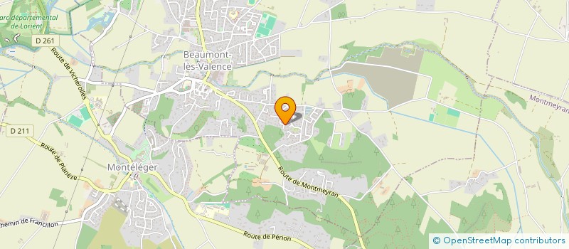 localisation de l'entreprise MONSIEUR ANDRE GROLLEMAND  BEAUMONT-LES-VALENCE