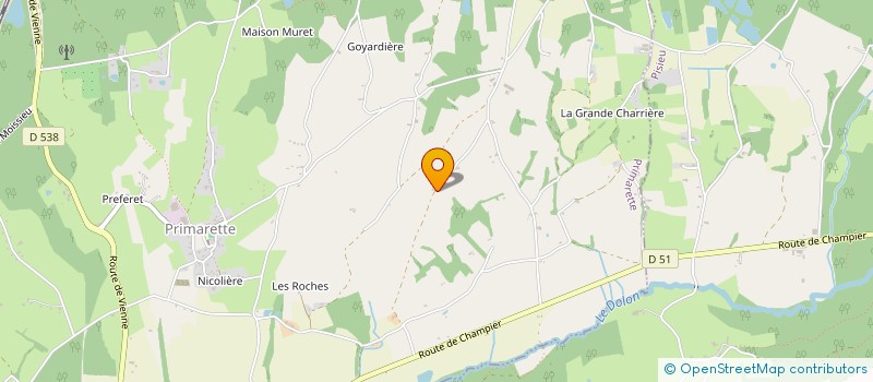 localisation de l'entreprise MONSIEUR ANDRE GROSSA  PRIMARETTE