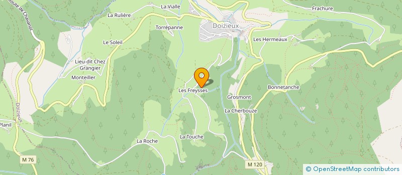 localisation de l'entreprise MONSIEUR ANDRE GROUSSON  SAINT-PAUL-EN-JAREZ