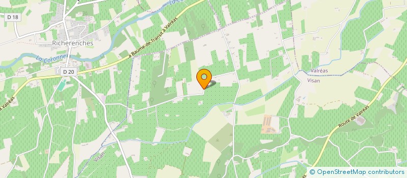 localisation de l'entreprise MONSIEUR ANDRE GUALDH MONTEHGUDO  VISAN