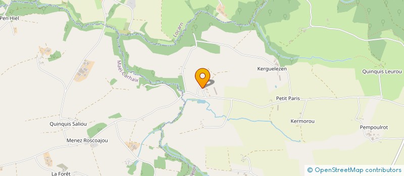 localisation de l'entreprise MONSIEUR ANDRE GUEGUEN à KERGRIST-MOELOU