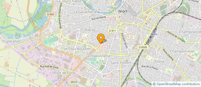 localisation de l'entreprise MONSIEUR ANDRE GUERRIER  NIORT