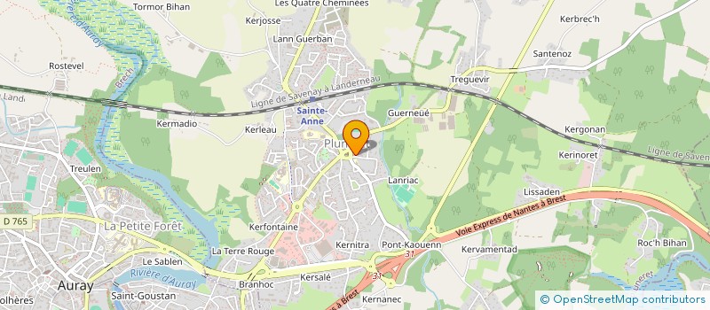 localisation de l'entreprise MONSIEUR ANDRE GUERY  PLUNERET