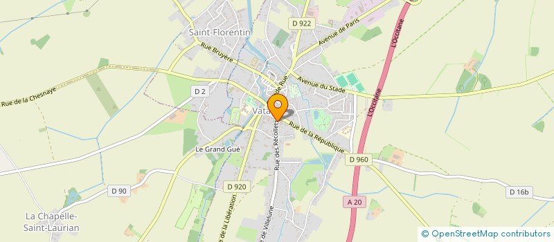 localisation de l'entreprise MONSIEUR ANDRE GUIGNARD à VATAN