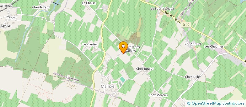 localisation de l'entreprise MONSIEUR ANDRE GUILLAUD à FOUSSIGNAC