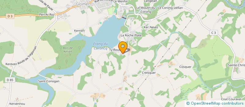 localisation de l'entreprise MONSIEUR ANDRE GUILLAUME à KERGRIST-MOELOU