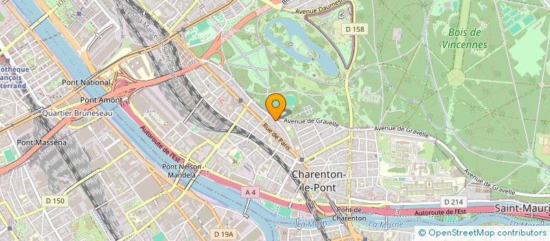 localisation de l'entreprise MONSIEUR ANDRE GUILLEMAIN à CHARENTON-LE-PONT