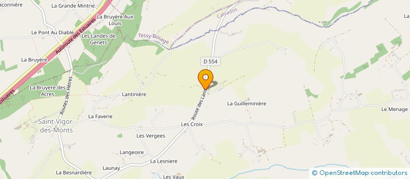localisation de l'entreprise MONSIEUR ANDRE GUILLEMIN à SAINT-VIGOR-DES-MONTS