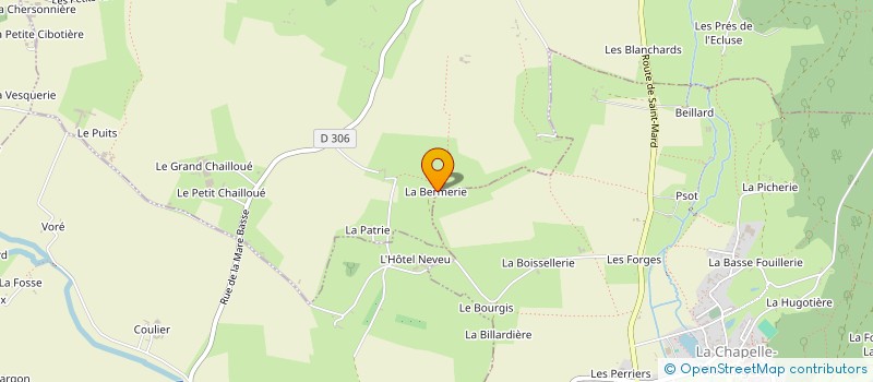 localisation de l'entreprise MONSIEUR ANDRE GUILLOCHON à LA CHAPELLE-MONTLIGEON