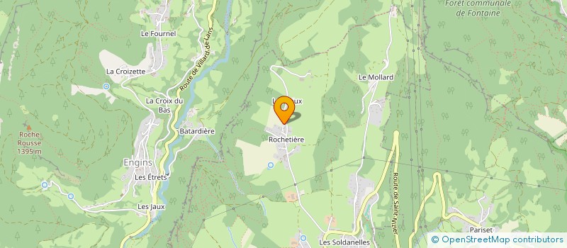 localisation de l'entreprise MONSIEUR ANDRE GUILLOT  SAINT-NIZIER-DU-MOUCHEROTTE