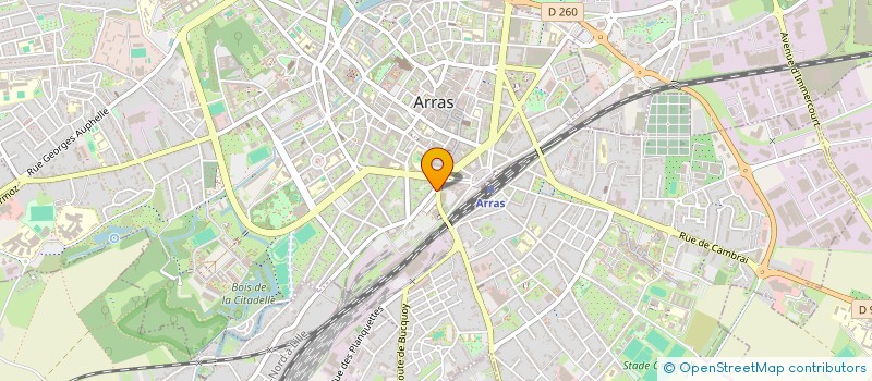 localisation de l'entreprise MONSIEUR ANDRE GUILLOUARD à ARRAS
