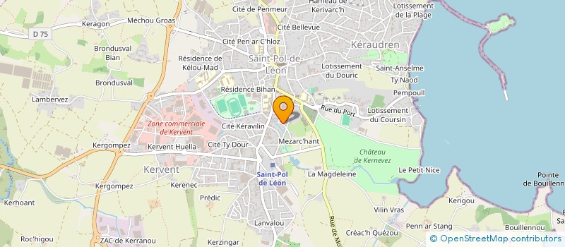 localisation de l'entreprise MONSIEUR ANDRE GUIMBARD à SAINT-POL-DE-LEON