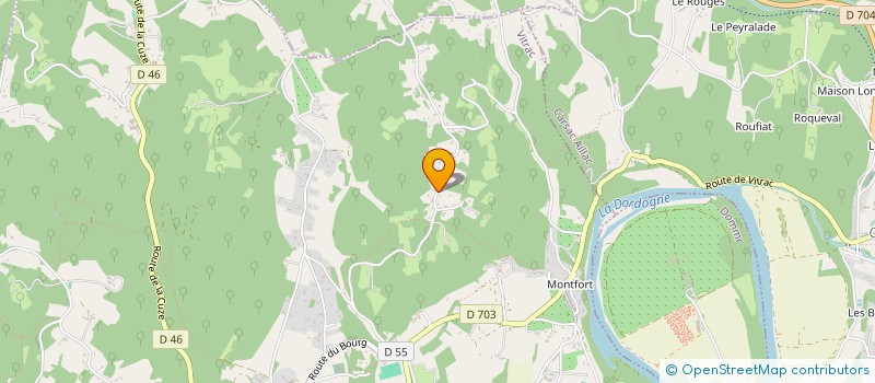 localisation de l'entreprise MONSIEUR ANDRE GUIOD  VITRAC