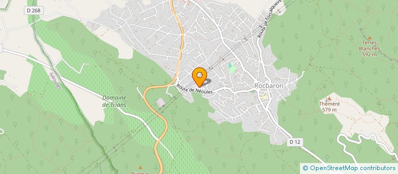 localisation de l'entreprise MONSIEUR ANDRE GUIOL à ROQUEBRUSSANNE LA