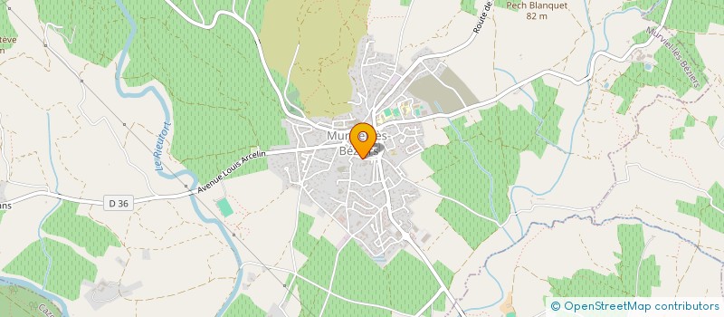 localisation de l'entreprise MONSIEUR ANDRE GUIRAUD  MURVIEL-LES-BEZIERS